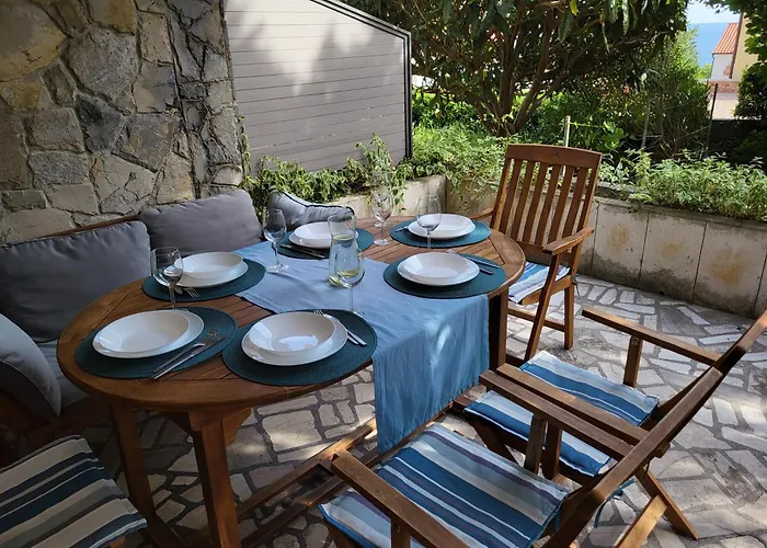 With Terrace Overlooking The * Krk Town